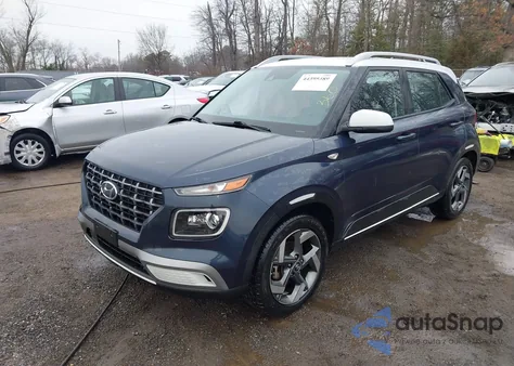 2022 Hyundai Venue Limited z USA, uszkodzony, nr VIN KMHRC8A34NU141431